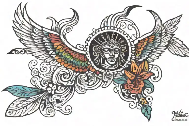 Create A Tattoo Inspired By Traditional Mayan And Mexican Festivals