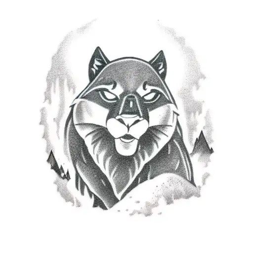 A Majestic Black Panther Standing Atop A Mountain Peak