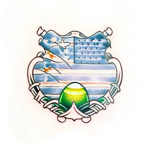 Easter Lilly Irish Flag