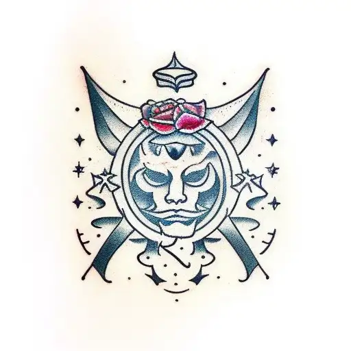 Libra Symbol Blended With Taurus Symbol