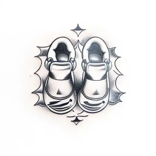 Baby Feet With The Name Fernanda Marie Somewhere On The