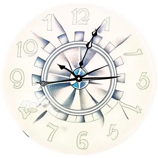 Ship Wheel Clock