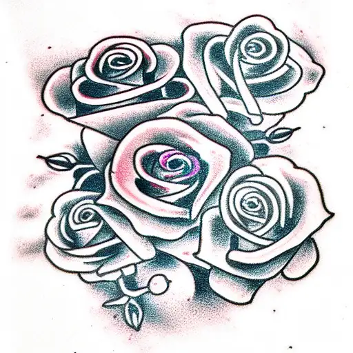 Skull And Roses