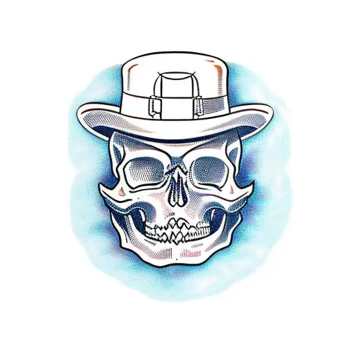 Skull Fedora Vacation