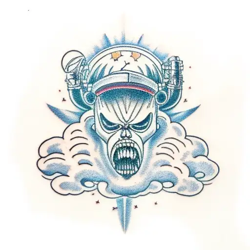 Titan Atlas Carying A Cloud