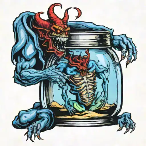 Demon Inside A Jar