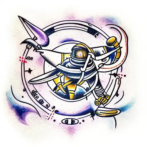 Astronaut Cancer Zodiac Sign