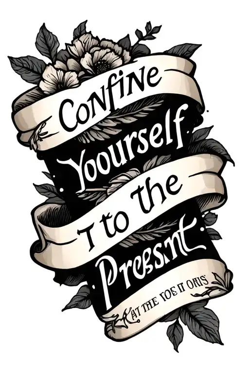 Quote 'Confine Yourself To The Present'