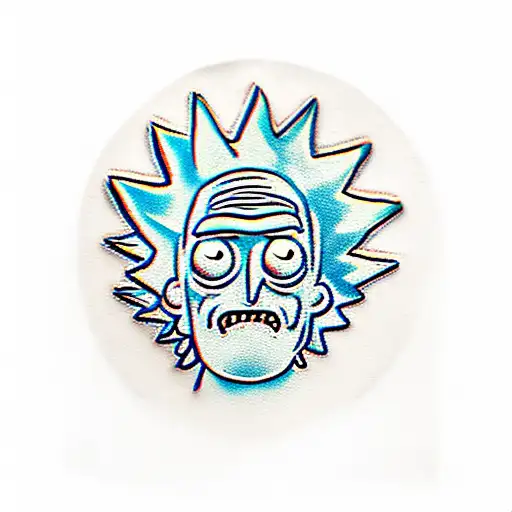 Rick And Morty Smoking Cigars In A Retro Car