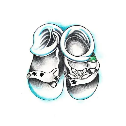 Baby Feet With Fernanda Marie Somewhere On The