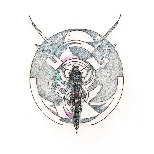 Cyberpunk-inspired Yggdrasil