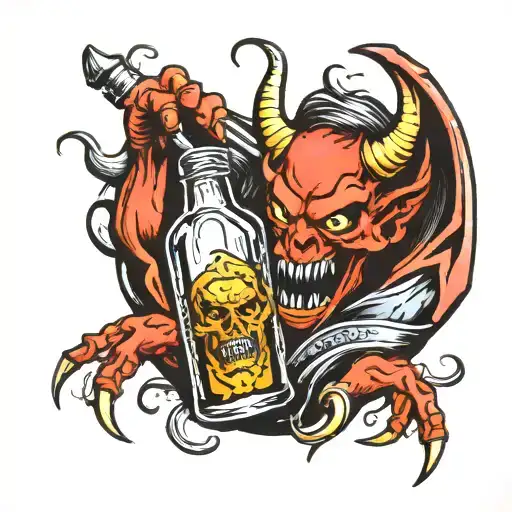 Demon Inside A Bottle