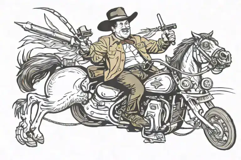 Norm Peterson Form Cheers Riding A Missle Like A Cowboy