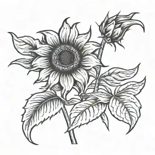 Droopy Sunflower