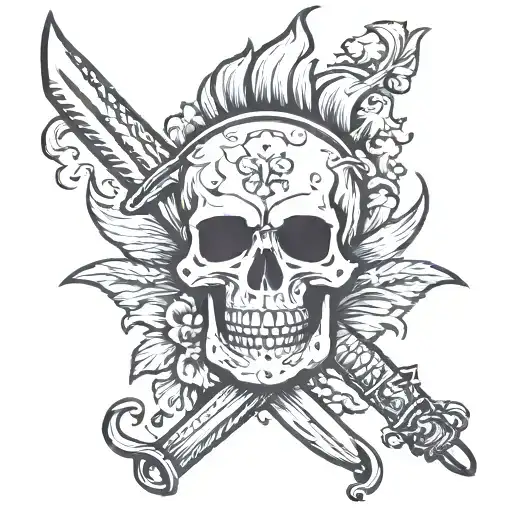 Skull Smoke Dagger