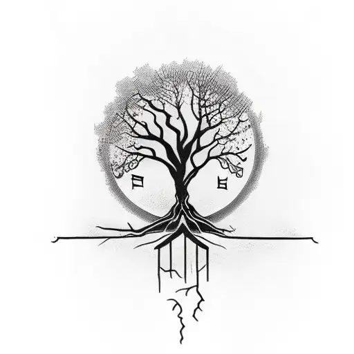 Clock Tree With Roots Turning Into Book