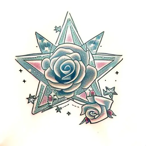 Star With Roses