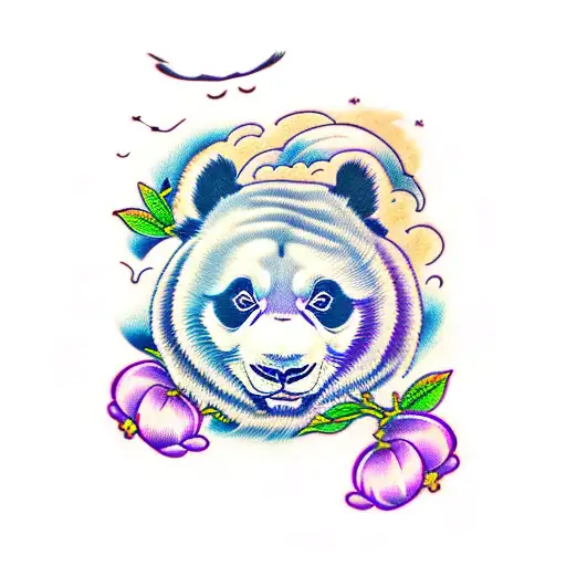Purple Pandas And Love