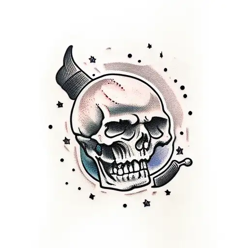 Western Skeleton Drinking Whiskey