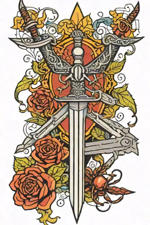 Sword With A Spider On It