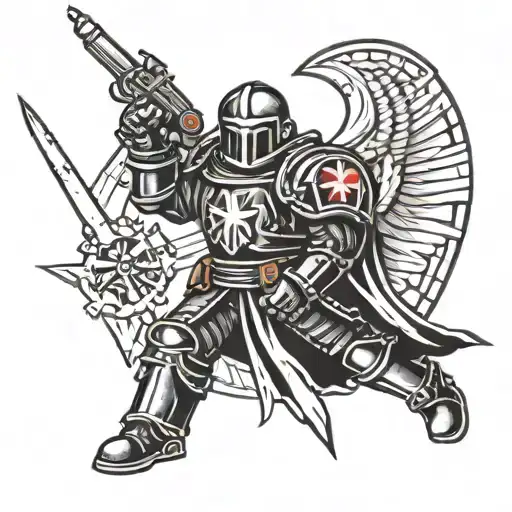 Black Templar Space Marine