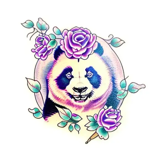 Purple Pandas And Love