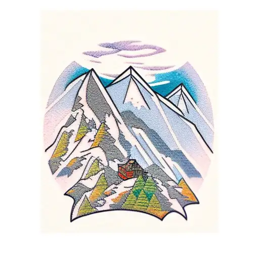 Mountain Scene With Gmb