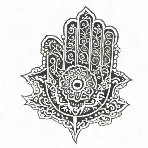 Hamsa Sephardic Style
