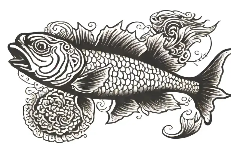 Black And White Fish
