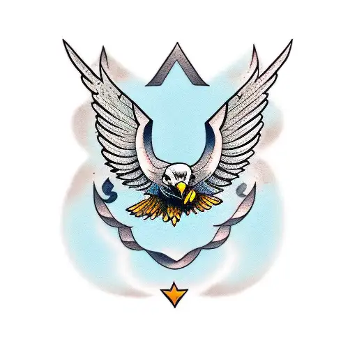 Eagle Arabic Calligraphy