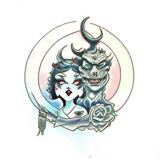 Demon And Girl