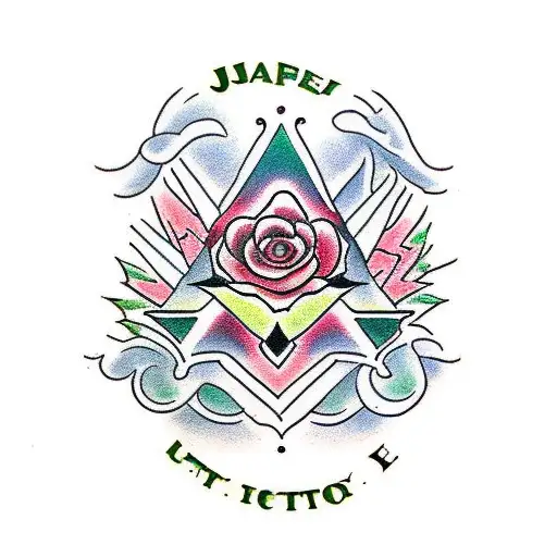 The Word Jade With Small Decoration Under