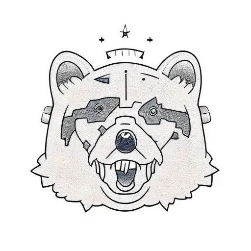 Linework Bear