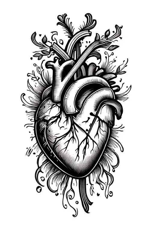 Music Heart Saying Family Life Lines