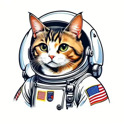 Cats In Astronaut Suit