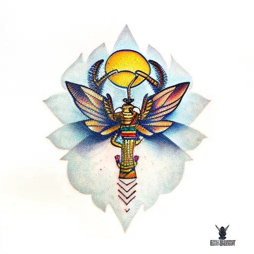 Egyptian Themed Insect