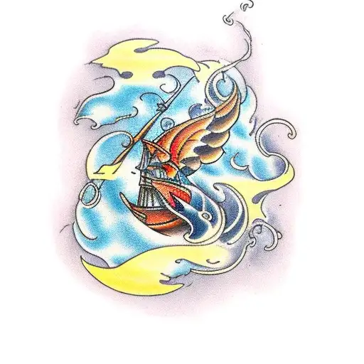 Fire And Water Swirling