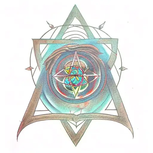 Deathly Hallows Dream Catcher With Phoenix