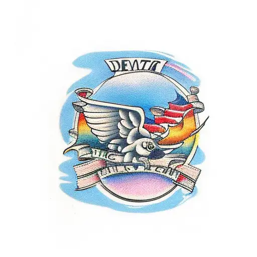 The Word Detka Stylized