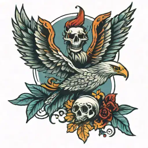 Phoenix And Memento Mori Inside