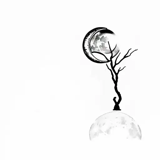 A Moon And A Tree