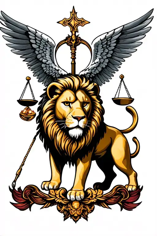 Batlle Angels Scale Lion Surrounded