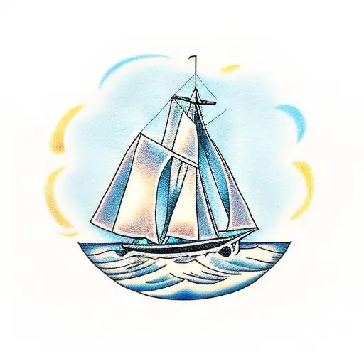 Sailboat With Message In A Bottle With Words Grace And Faith