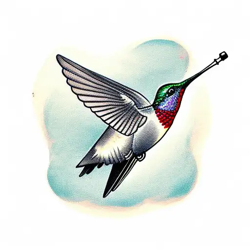 Hummingbird With Bagpipes And Cards