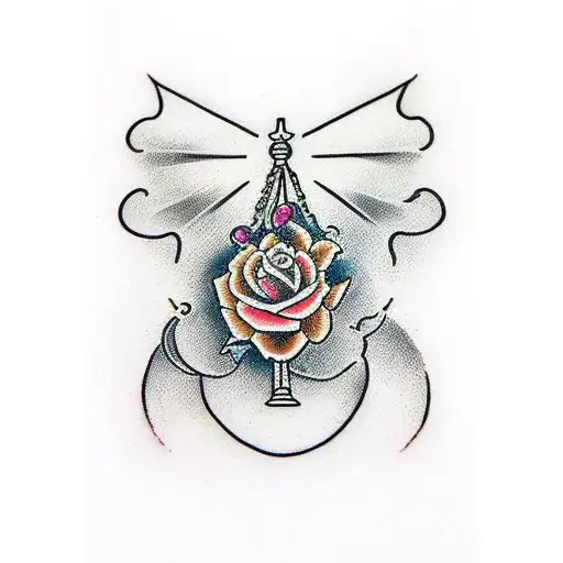 Rosary Going Down Forearm