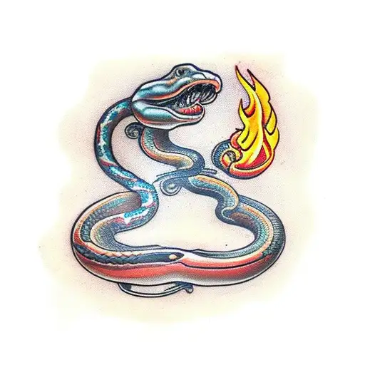 Flaming Snake
