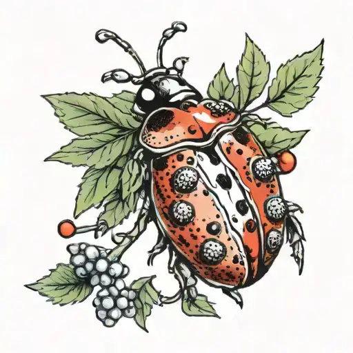 Juniper Berry Cherry Ladybug
