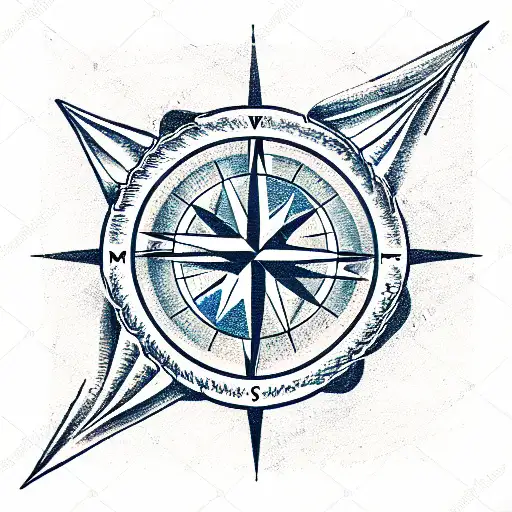 Compass And Wind Rose