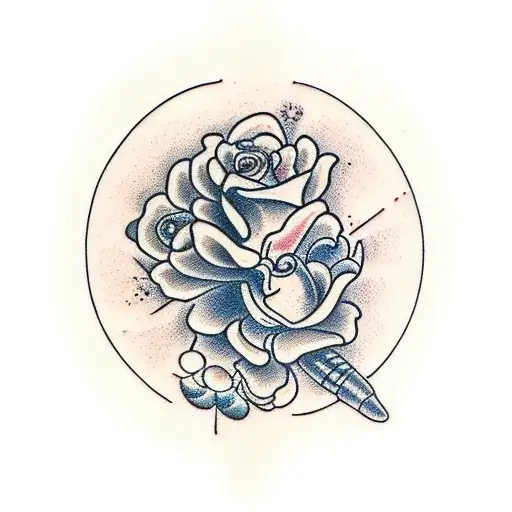 Bunch Of Different Flowers On The Forearm