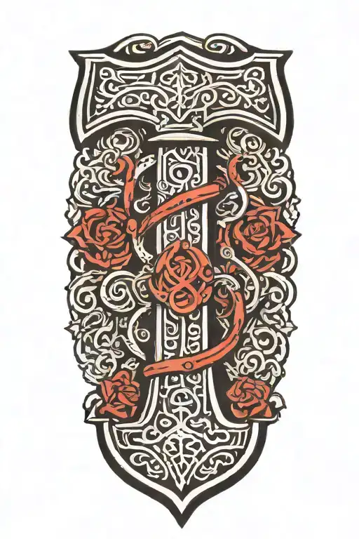 Mjolnir Triskel Symbol Incorporated